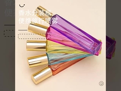 Bouteille carrée de jet de parfum de bouteille en verre de parfum de bouteille du jet 10ml de tache nouvelle