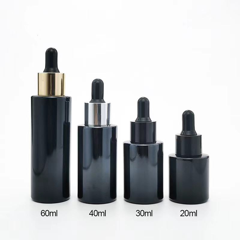 60ml Cosmetic Empty Glass Essential Oil Bottle 20ml 30ml 40ml Offset Printing